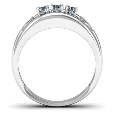 Beautiful Sterling Silver Women's Devotion Ring