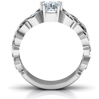 14K Gold Elizabeth Diamond Ring