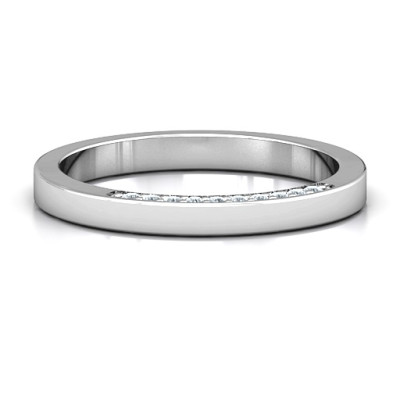 Stunning Silver Enchanted Band Ring - Unique Jewellery Gift