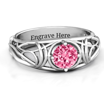 Enchanting Tangle of Love Ring - By The Name Necklace;