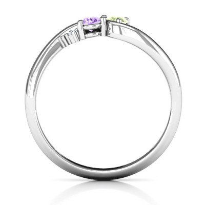 Elegant Dream Ring With Shoulder Details