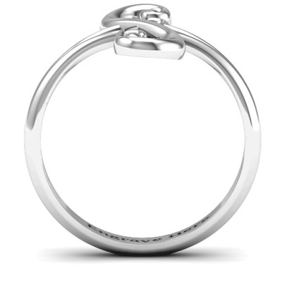 Women's Sterling Silver 'Flourish Infinity' Ring