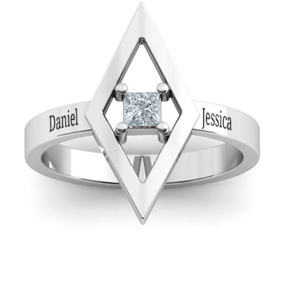 Sparkling Diamond Glamour Ring