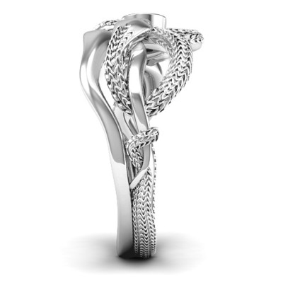Silver Snake Ring Jewellery for Women & Men - Guardian Design