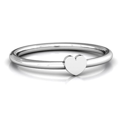 Heart Stackr Ring - By The Name Necklace;