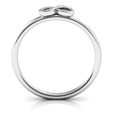 Infinity Sterling Silver Stackable Ring