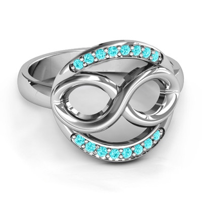 Karma of Love Infinity Ring - By The Name Necklace;