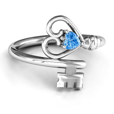 Key to Her Heart Ring - By The Name Necklace;