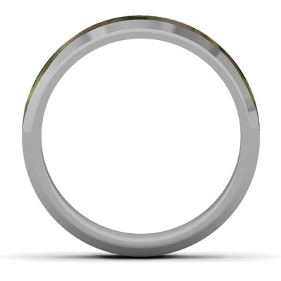 Men's Camo Tungsten Wedding Band Ring