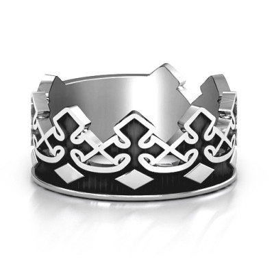 Men's Regal Crown Band - By The Name Necklace;