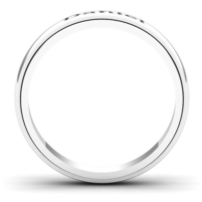 [Women's] Beveled Silver Ring by Menelaus