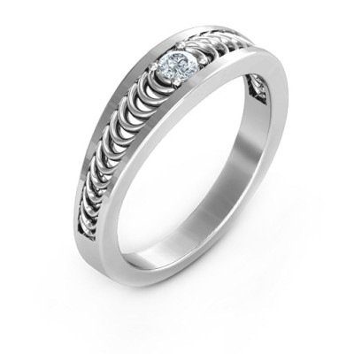 Elegant Band Ring for Women - Modern Jewellery