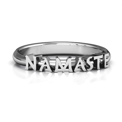 Namaste Ring - By The Name Necklace;