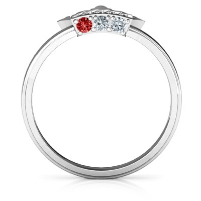 Stunning Princess Tiara Ring for Royal Family