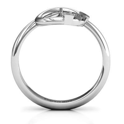 Shalom Peace Ring - By The Name Necklace;