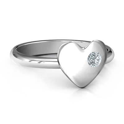 Soulmate's Heart Ring - By The Name Necklace;