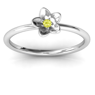 Stackr Flower Ring with Azelie Design
