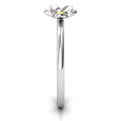 Stackr Flower Ring with Azelie Design