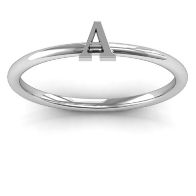 Stackr Alphabetized Adjustable Ring