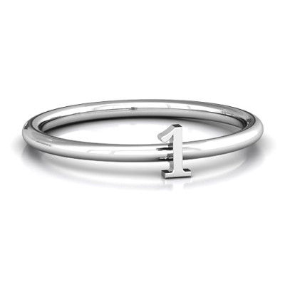 Stackr Number Ring - By The Name Necklace;