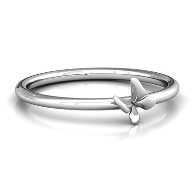 Stackr Soaring Butterfly Ring - By The Name Necklace;