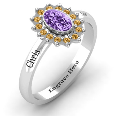 Stunning Starburst Ring - Delightful Jewellery