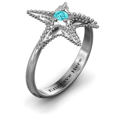 Stylish Women's Starfish Statement Ring