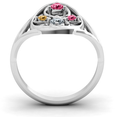 Sterling Silver Forever Love Ring - Engagement Jewellery