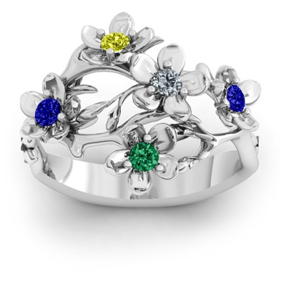 Sterling Silver Garden Party Jewellery Ring
