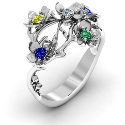 Sterling Silver Garden Party Jewellery Ring