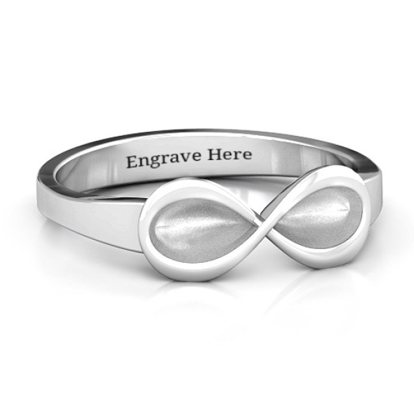 Sterling Silver Infinity Ring in Vogue Design