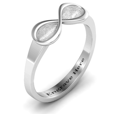 Sterling Silver Infinity Ring in Vogue Design