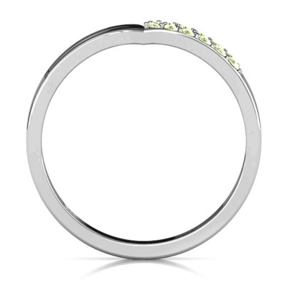 Sterling Silver Swarovski Zirconia Ring - Ahead of the Curve