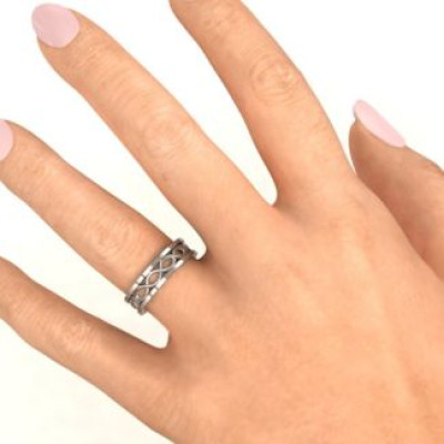 Women's Infinity Ring - Sterling Silver Diadem