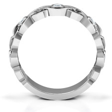 Interlocking Love: The Sterling Silver Ring's Secret Story