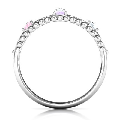 Sterling Silver Tiara Ring for Dreamy Looks