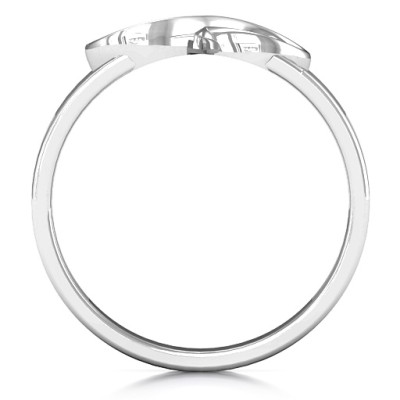 Men's Sterling Silver Infinity Symbol Expression Band