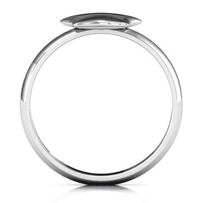 Silver Star Accent Ring - Women's Stylish Jewellery