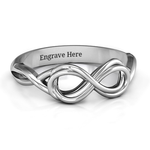 Sterling Silver Infinity Love Ring