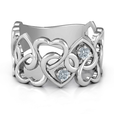 Your Heart and Mine Ring - By The Name Necklace;