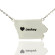 Iowa Map Pendant: Your Heart's Story in Silver