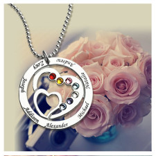 Personalised Family Tree Name Necklace: Crafting Your Legacy in Silver & Gold