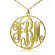 Handcrafted 18ct Gold Monogram Necklaces | Personalised Jewellery