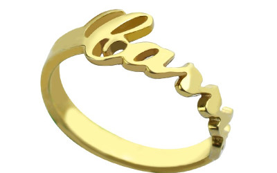 Your Name, Your Shine: Crafting Personalised Gold Name Rings