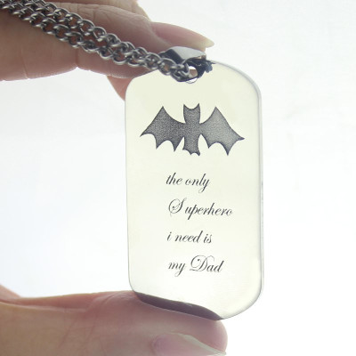 Men's Personalised Dog Tag Necklace
