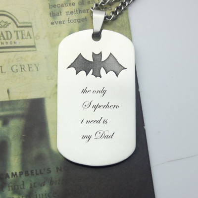 Men's Personalised Dog Tag Necklace