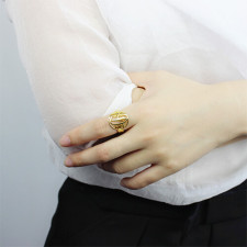 Your Signature in Gold: Crafting Our Monogram Ring Story
