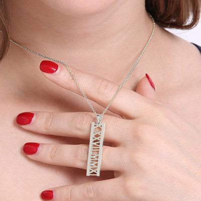 Sterling Silver Special Date Necklace