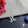 Your Initial, Your Story: The White Gold Monogram Necklace