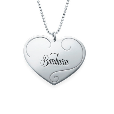 Engraved Mother-Daughter Heart Pendants - Unique Jewellery Gift